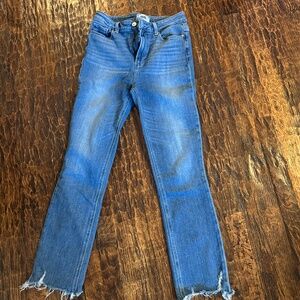 Paige Cindy High Rise Raw Hem Jeans-Size 29